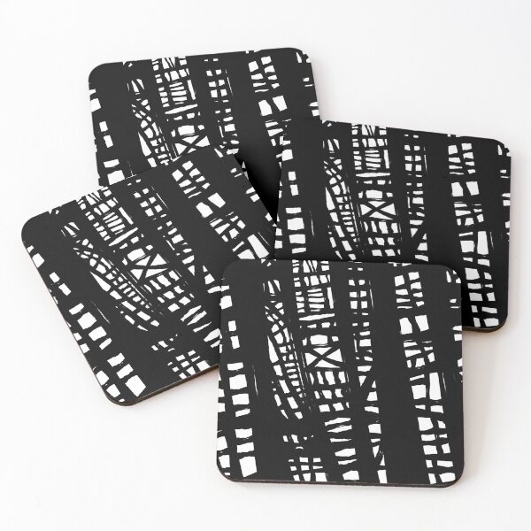 Item preview, Bold Modern Abstract Monochrome Pattern designed and sold by Deutschic.