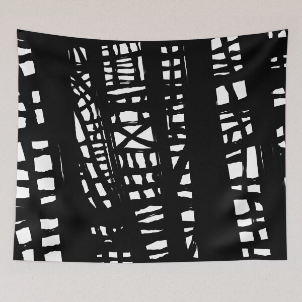 Item preview, Bold Modern Abstract Monochrome Pattern designed and sold by Deutschic.