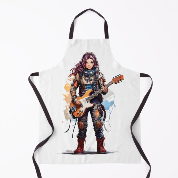 Item preview, Girl playing bass guitar designed and sold by Nazardes.