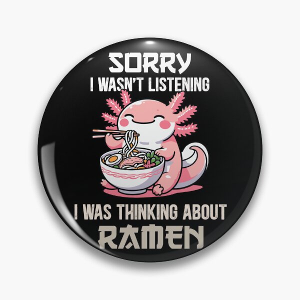 Item preview, Axolotl Eating Ramen – Kawaii Noodle Soup Lover Apparel designed and sold by KolbaVison.