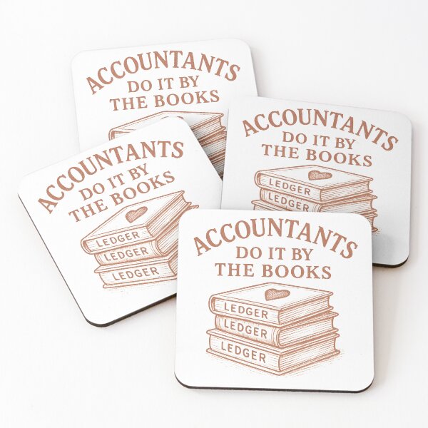 Item preview, Funny Accountants Do It by the Books - Ledger Pun Art designed and sold by WarFX Designs.