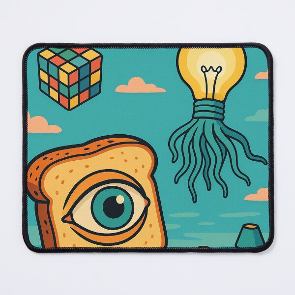 Item preview, Toast with Eye and Penguins designed and sold by QuirkWears.