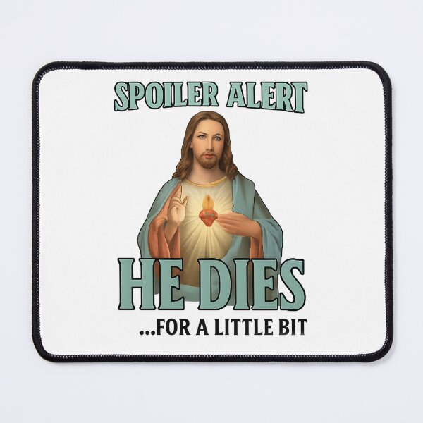 Item preview, Spoiler Alert He Dies For a Little Bit Funny Easter Jesus  designed and sold by The Junto Shop.