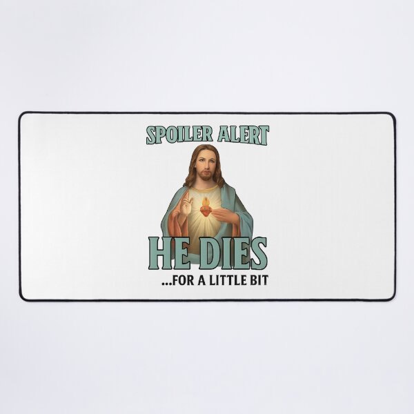 Item preview, Spoiler Alert He Dies For a Little Bit Funny Easter Jesus  designed and sold by The Junto Shop.