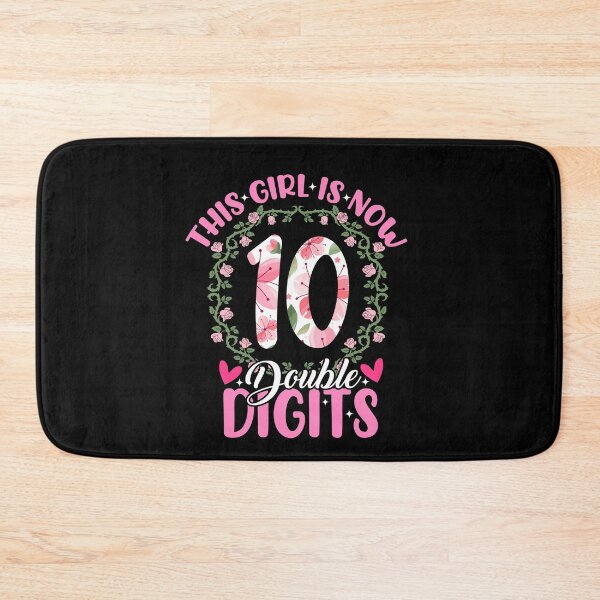 Item preview, This Girl Is Now 10 Double Digits Floral Flower designed and sold by SakuraPxl.