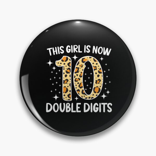 Item preview, This Girl Is Now 10 Double Digits Leopard 10th Birthday designed and sold by SakuraPxl.
