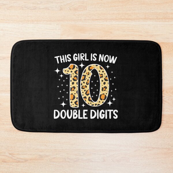 Item preview, This Girl Is Now 10 Double Digits Leopard 10th Birthday designed and sold by SakuraPxl.