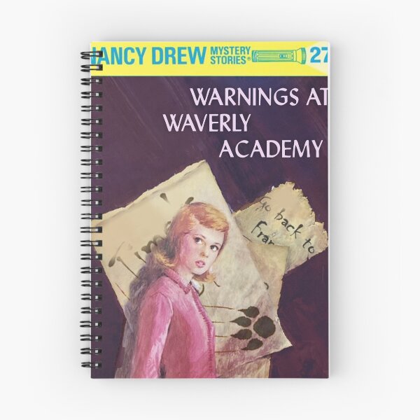 Item preview, Nancy Drew: Warnings at Waverly Academy PC Game Vintage Book Cover designed and sold by hyperfix8ion.