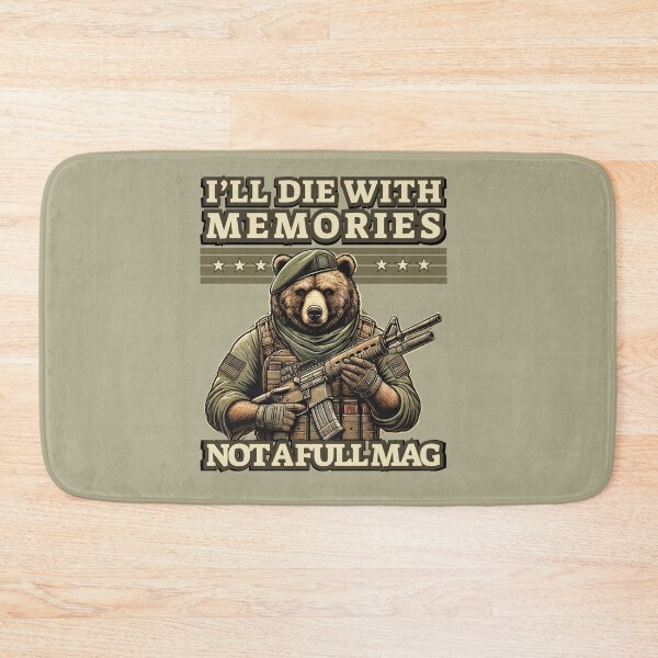 Item preview, I'LL DIE WITH MEMORIES NOT A FULL MAG designed and sold by DMHG.