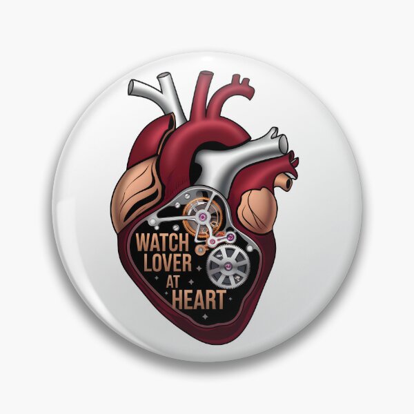 Item preview, The Heart of a True Watch Addict designed and sold by WatchesAndMore.
