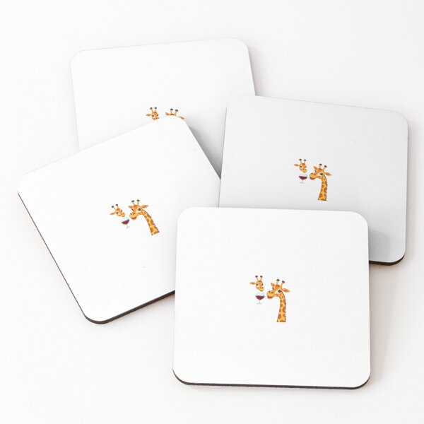 Item preview, Giraffe drinking wine designed and sold by Kenji11.