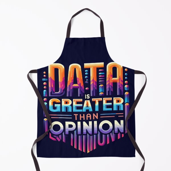 Item preview, Data Is Greater than Opinion, typography designed and sold by maxmaj.
