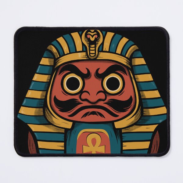 Item preview, Pharaoh Daruma - Guardian of Timeless Wisdom designed and sold by BubeBube.
