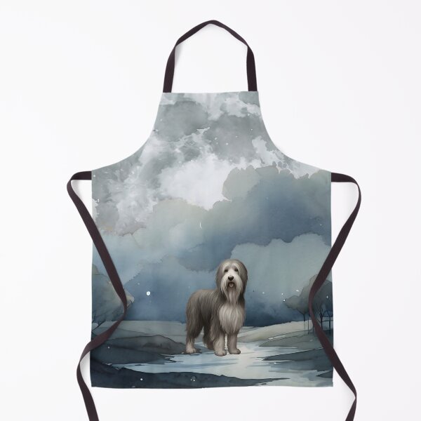 Item preview, Bearded Collie In The Moonlight designed and sold by NikkiBear67.