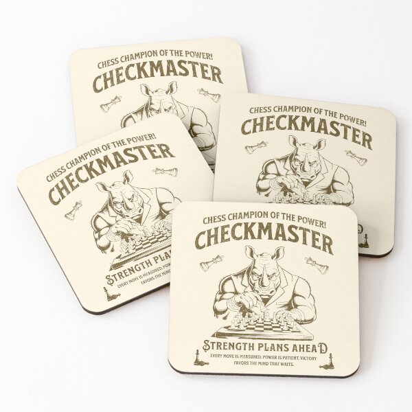 Item preview, CHECKMASTER - Chess champion of the power! designed and sold by Rhinostyle.