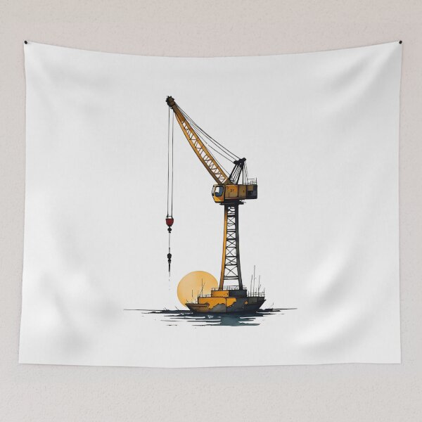 Item preview, Crane Operator Sunset designed and sold by Dago345.