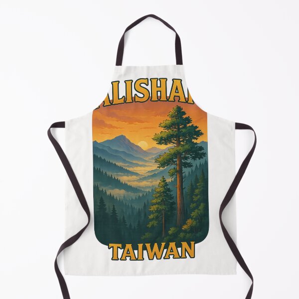Item preview, Alishan Taiwan Sunset Landscape with Pine Forest designed and sold by Places On Earth.