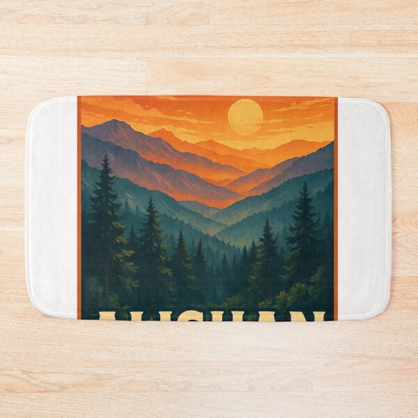 Item preview, Vintage Alishan Taiwan Sunset Scene with Mountain Silhouettes designed and sold by Places On Earth.