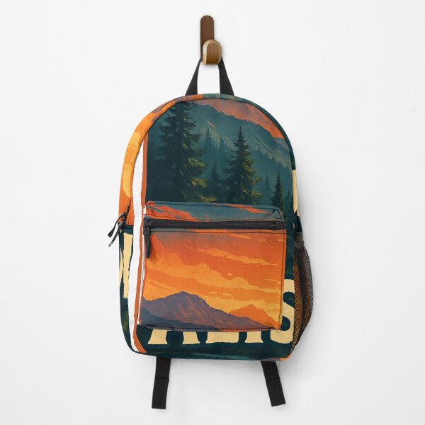 Item preview, Vintage Alishan Taiwan Sunset Scene with Mountain Silhouettes designed and sold by Places On Earth.