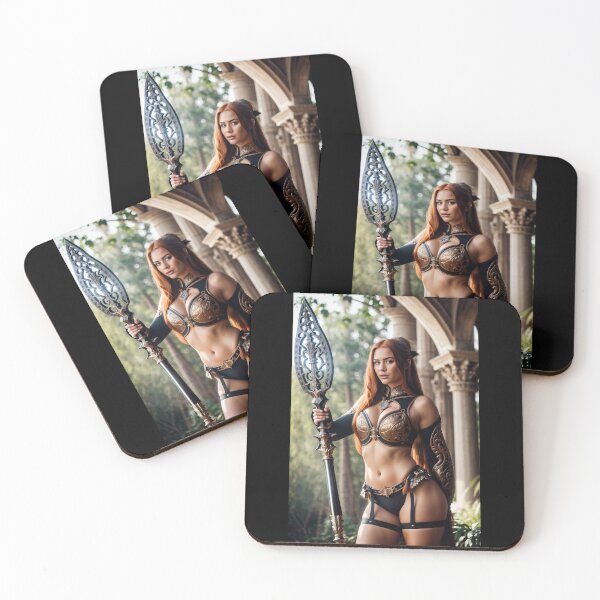 Item preview, Irish Spear Maiden in the Castle designed and sold by ARoccoArt.