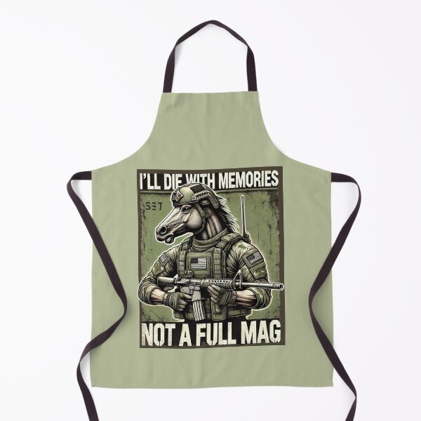 Item preview, Horse - I'LL DIE WITH MEMORIES NOT A FULL MAG designed and sold by DMHG.