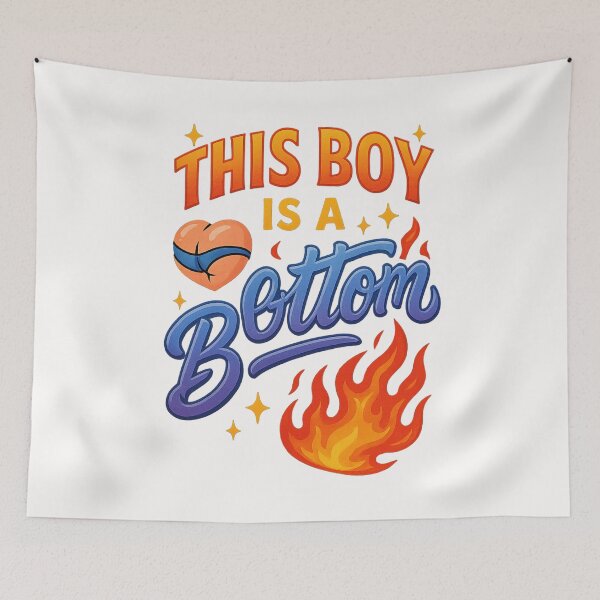 Item preview, This Boy is a Bottom Gay Slogan designed and sold by Places On Earth.