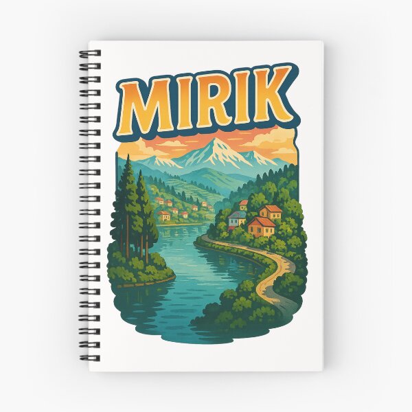 Item preview, Mirik Lake Landscape with Himalayas and Village Homes designed and sold by Places On Earth.