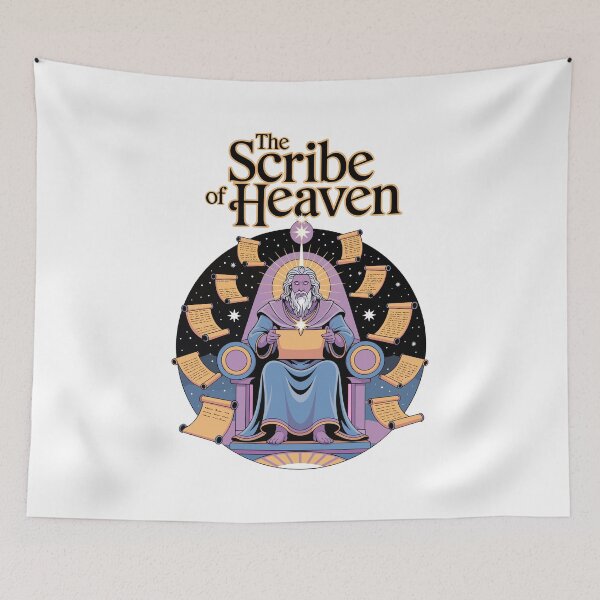 Item preview, The Scribe of Heaven – Cosmic Scroll Keeper designed and sold by Zanigold.