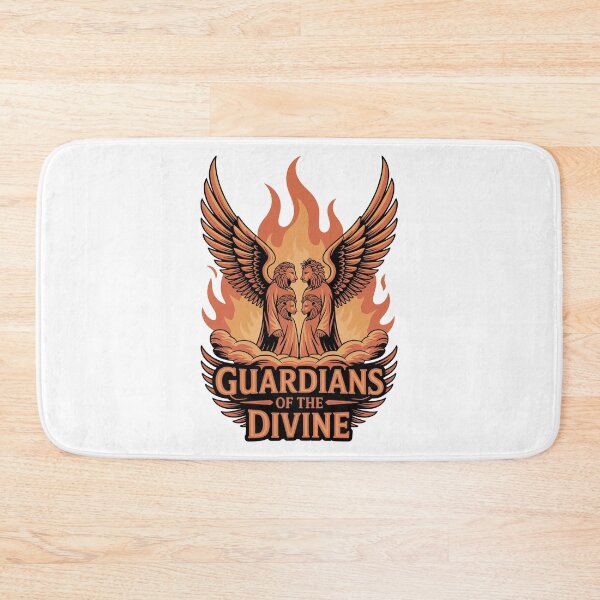 Item preview, Fiery Cherubim Guardians – Winged Lion-Faced Angels designed and sold by Zanigold.