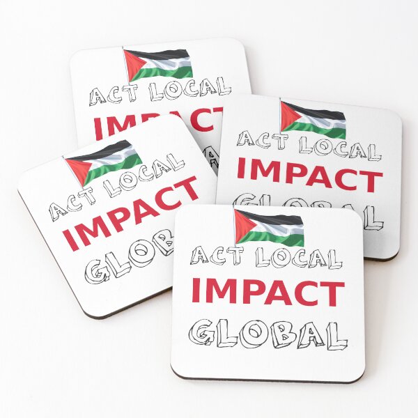 Item preview, Act locally, impact globally designed and sold by Artivex-graphic.