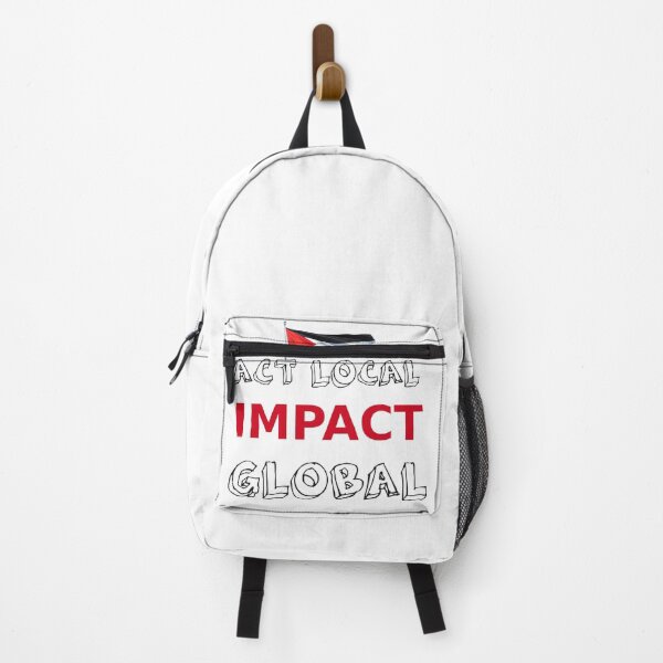 Item preview, Act locally, impact globally designed and sold by Artivex-graphic.