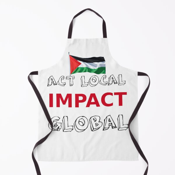 Item preview, Act locally, impact globally designed and sold by Artivex-graphic.