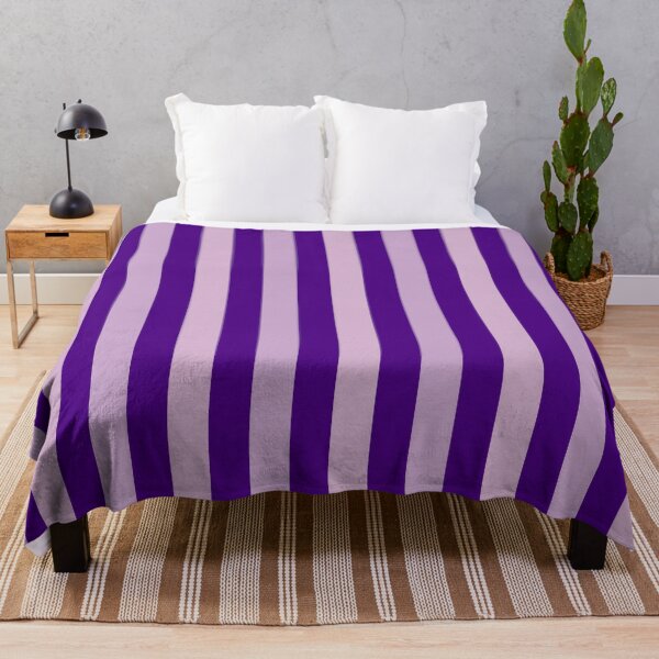 Item preview, Indigo Blue and Levender Vertical Stripes designed and sold by Deutschic.