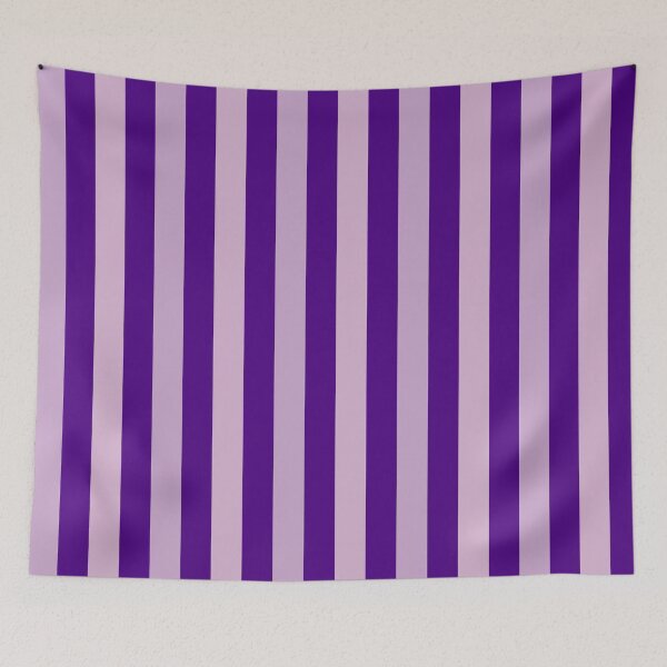Item preview, Indigo Blue and Levender Vertical Stripes designed and sold by Deutschic.
