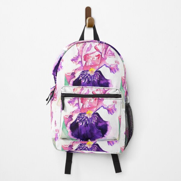 Item preview, Purple Iris Flower Watercolor Painting - Glorious Art designed and sold by Sarah  Rajkotwala.