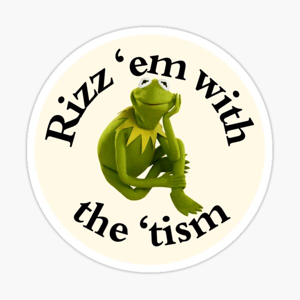 Item preview, Rizz 'em with the 'tism sticker designed and sold by Aforcedfantasy.