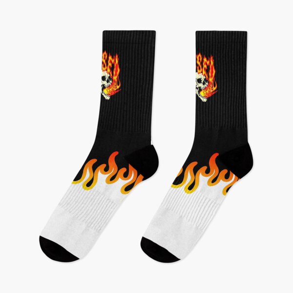 Item preview, flaming skull - blessed designed and sold by JVNS.