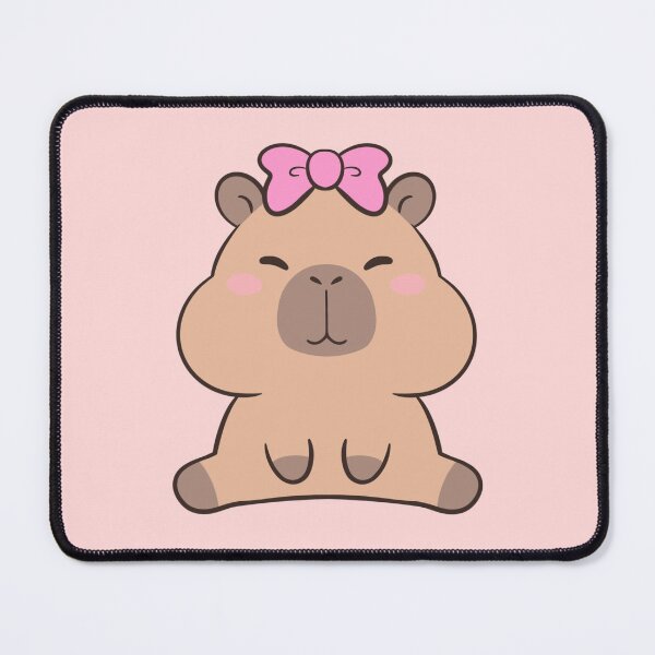 Item preview, Kawaii Capybara Girly designed and sold by MirasolCyShop.