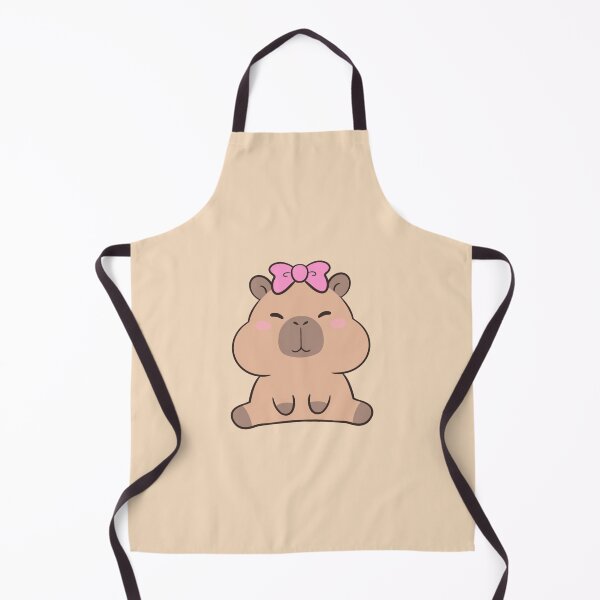 Item preview, Kawaii Capybara Girly designed and sold by MirasolCyShop.