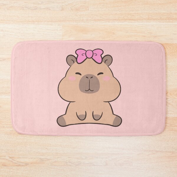 Item preview, Kawaii Capybara Girly designed and sold by MirasolCyShop.