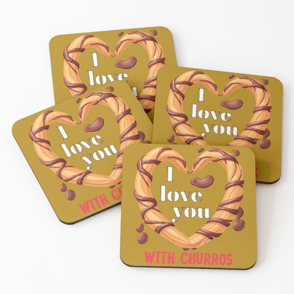 Item preview, Churros, I love you with churros designed and sold by Mahilis.