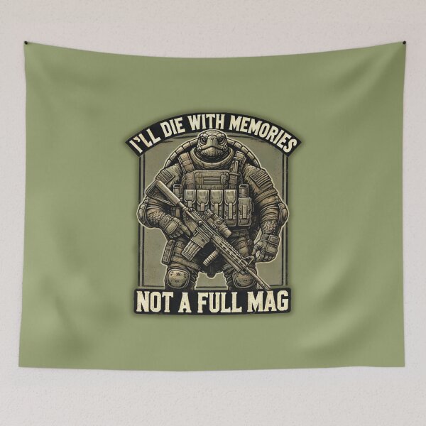 Item preview, TURTLE - I'LL DIE WITH MEMORIES NOT A FULL MAG designed and sold by DMHG.