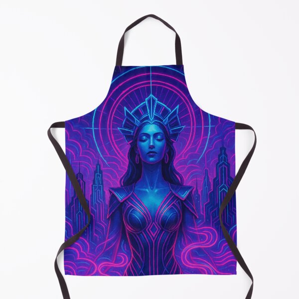 Item preview, Neon Ascension: Cyber Goddess Awakens designed and sold by AbstractAnom.
