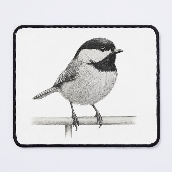 Item preview, Black-Capped Beauty Perched designed and sold by Orca Chuckle Studios.