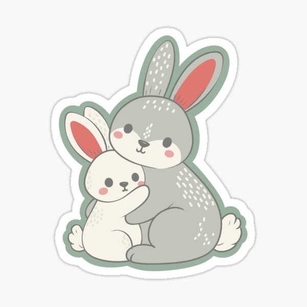 Item preview, Bunny Love - A Bushel A Peck & A Hug Around The Neck designed and sold by Procraftinate.