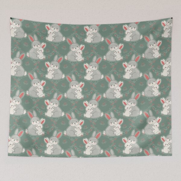Item preview, Bunny Love - A Bushel A Peck & A Hug Around The Neck designed and sold by Procraftinate.