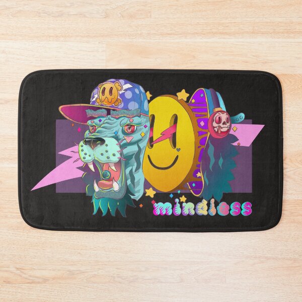 Item preview, Mindless -Lion and smiley designed and sold by Franco Moody.