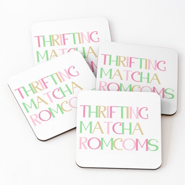 Item preview, Thrifting, Matcha, Romcoms designed and sold by AngelicAdornments.