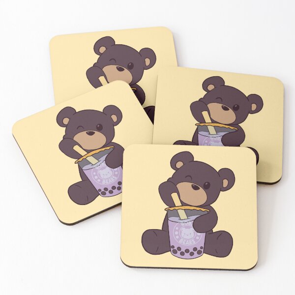 Item preview, Boba Bears - Black Bear designed and sold by Ashley Bow.