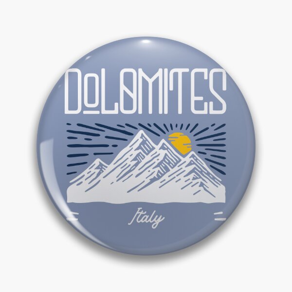 Item preview, Dolomites Italy, Dolomiti Italia, Snow Capped Mountain with Sun and Blue Sky designed and sold by MerchSearchCO.